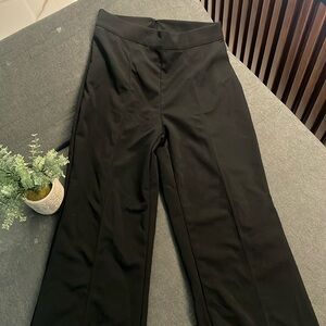 Black high waist and straight boot
